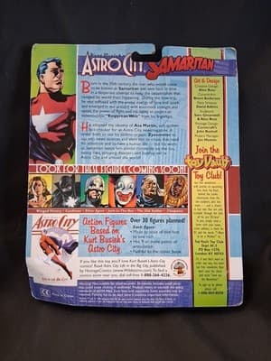 1998 ZJ Toys ASTRO CITY comic 6" SAMARITAN st work VTG action figure UNOPENED - Thumbnail 6