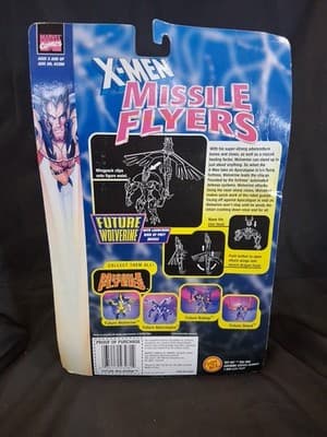 1997 Toy Biz X-Men Missile Flyers Future Wolverine New In Packaging Dmg Box - Thumbnail 7