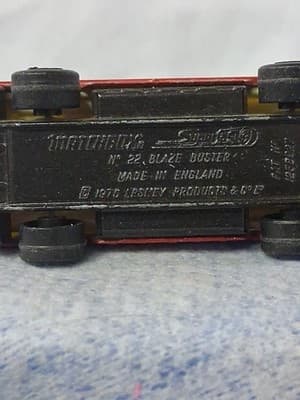 Vintage MATCHBOX Superfast Car #22 Blaze Buster 1975 - Thumbnail 7