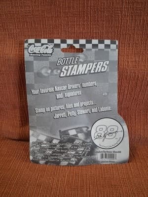 SALE--Coca Cola Nascar Bottle Stampers Dale Jarrett #88-NIP Approx. 4” tall - Thumbnail 2
