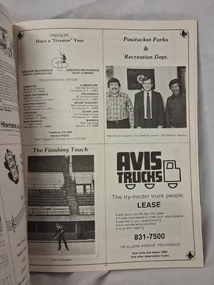 1981 Pawtucket Red Sox Baseball Wade Boggs Minor League Program & Scorecard - Thumbnail 3