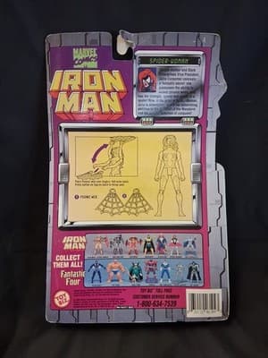 Toy Biz Spider Woman MOC Iron Man 1994 - Thumbnail 4
