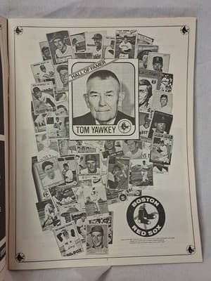 1981 Pawtucket Red Sox Baseball Wade Boggs Minor League Program & Scorecard - Thumbnail 5