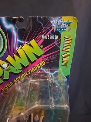 Vintage🔥1996🔥Todd McFarlane Toys🔥VIKING SPAWN🔥Series 5🔥Version 2 Figure - Thumbnail 5