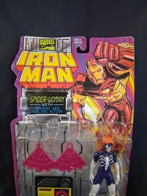 Toy Biz Spider Woman MOC Iron Man 1994 - Thumbnail 3