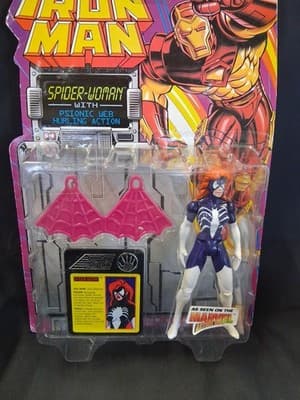 Toy Biz Spider Woman MOC Iron Man 1994 - Thumbnail 2