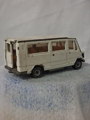 SIKU MERCEDES 208 Budweiser Beer Van MADE IN WEST GERMANY Diecast Toy As Is - Thumbnail 5