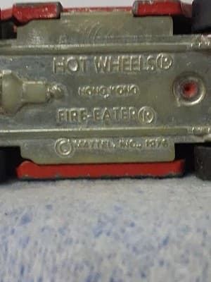 Vintage Hot Wheels 1976 Fire Eater Basic Wheels Hong Kong Red Fire Truck - Thumbnail 6