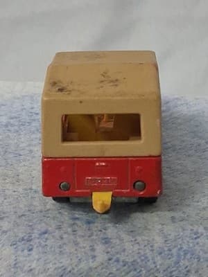 Vintage Matchbox Superfast 75 series 1977 Jeep CJ6 Lesney Prod. Red Tan No 53 - Thumbnail 4