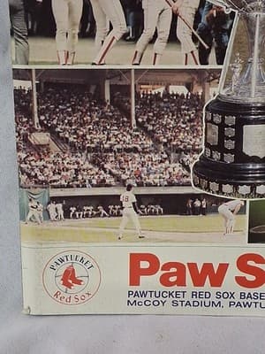1984 PAWTUCKET RED SOX AAA BASEBALL PROGRAM SCORECARD - Thumbnail 4