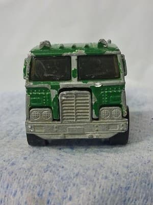Vintage Hot Wheels Rig Cab Workhorses Hiway Hauler Truck Green Malaysia - Thumbnail 2