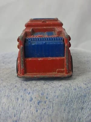 Vintage Hot Wheels 1976 Fire Eater Basic Wheels Hong Kong Red Fire Truck - Thumbnail 4
