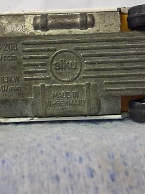 SIKU MERCEDES 208 Budweiser Beer Van MADE IN WEST GERMANY Diecast Toy As Is - Thumbnail 8