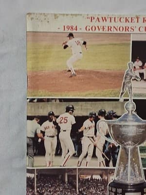 1984 PAWTUCKET RED SOX AAA BASEBALL PROGRAM SCORECARD - Thumbnail 5