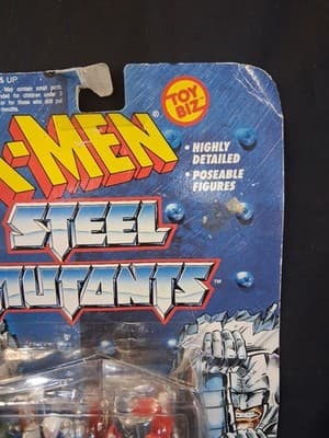 Marvel Comics X-Men Steel Die-Cast Mutants Cable VS Stryfe 1994 NIP - Thumbnail 4