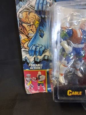 Marvel Comics X-Men Steel Die-Cast Mutants Cable VS Stryfe 1994 NIP - Thumbnail 6