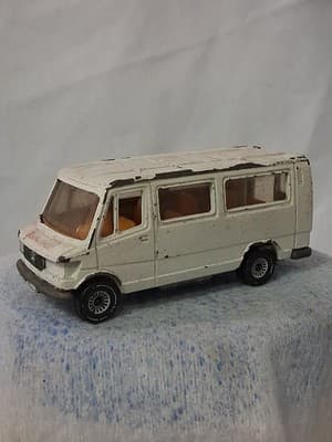 SIKU MERCEDES 208 Budweiser Beer Van MADE IN WEST GERMANY Diecast Toy As Is - Thumbnail 3