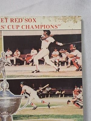 1984 PAWTUCKET RED SOX AAA BASEBALL PROGRAM SCORECARD - Thumbnail 2