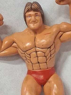 VTG WWF TITAN SPORTS RUBBER FIGURE 1985 PAUL "MR WONDERFUL" ORNDORFF 8" As Is - Thumbnail 2