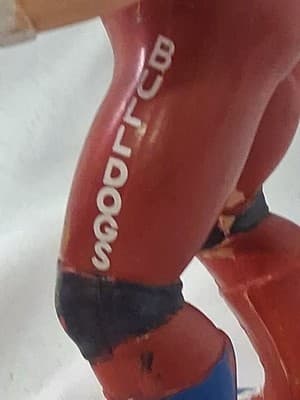 Vintage 1986 LJN British Bulldogs Dynamite Kid WWE Wrestling Toy Figure Rubber - Thumbnail 6