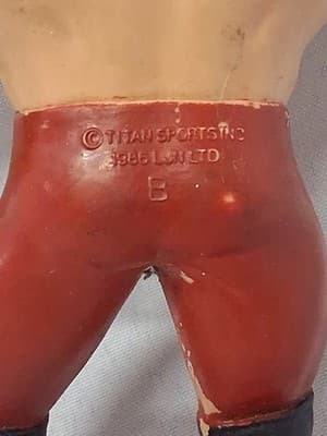 Vintage 1986 LJN British Bulldogs Dynamite Kid WWE Wrestling Toy Figure Rubber - Thumbnail 10