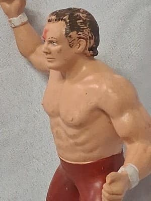 Vintage 1986 LJN British Bulldogs Dynamite Kid WWE Wrestling Toy Figure Rubber - Thumbnail 5