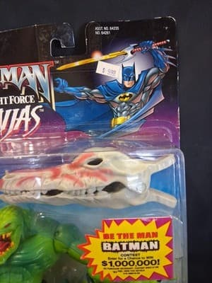 1998 Batman Knight Force Ninjas Tailwhip Killer Croc Action Figure Vintage NIP - Thumbnail 5