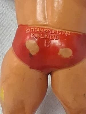 VTG WWF TITAN SPORTS RUBBER FIGURE 1985 PAUL "MR WONDERFUL" ORNDORFF 8" As Is - Thumbnail 7