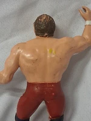 Vintage 1986 LJN British Bulldogs Dynamite Kid WWE Wrestling Toy Figure Rubber - Thumbnail 8