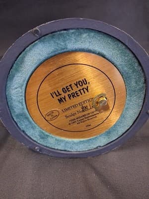 I'll Get You My Pretty Wizard of Oz Glass Dome Music Box 1995 Limited Edition - Thumbnail 8