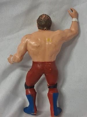 Vintage 1986 LJN British Bulldogs Dynamite Kid WWE Wrestling Toy Figure Rubber - Thumbnail 7
