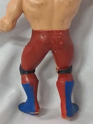 Vintage 1986 LJN British Bulldogs Dynamite Kid WWE Wrestling Toy Figure Rubber - Thumbnail 9