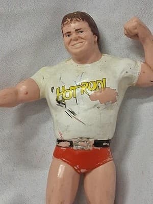 Vtg Wwf ROWDY RODDY PIPER LJN WRESTLING figure Hot Rod As Is - Thumbnail 2