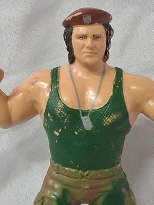 CORPORAL KIRCHNER WWF WWE SUPERSTARS VINTAGE 1986 LJN 8" WRESTLING FIGURE - Thumbnail 2