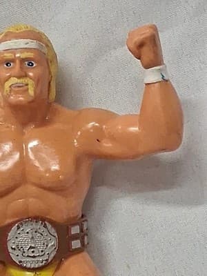 HULK HOGAN 8" Wrestling Superstars WWF 1984 Titan Sports LJN Figure w/ Belt - Thumbnail 3