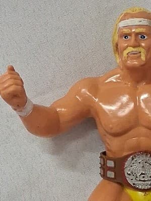 HULK HOGAN 8" Wrestling Superstars WWF 1984 Titan Sports LJN Figure w/ Belt - Thumbnail 4