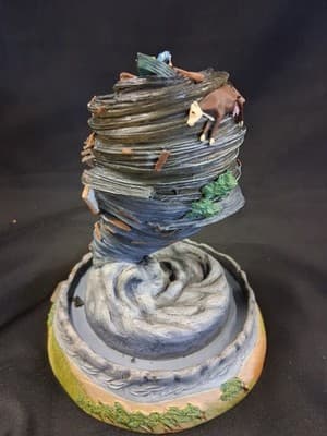 Franklin Mint Wizard of Oz Figurine The House Began To Pitch Musical Dome - Thumbnail 7