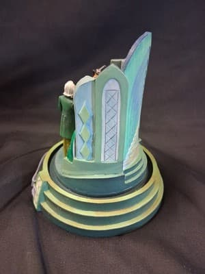 1996 VTG Franklin Mint Wizard of Oz Music Box A BRAIN, A HEART, THE NERVE w/Dome - Thumbnail 5