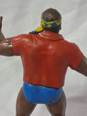 SD Jones WWF WRESTLING SUPERSTARS VINTAGE 1986 LJN 8" FIGURE Red Shirt - Thumbnail 6