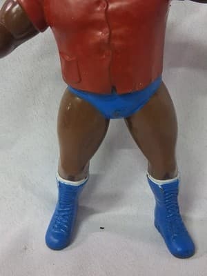 SD Jones WWF WRESTLING SUPERSTARS VINTAGE 1986 LJN 8" FIGURE Red Shirt - Thumbnail 3