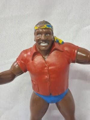SD Jones WWF WRESTLING SUPERSTARS VINTAGE 1986 LJN 8" FIGURE Red Shirt - Thumbnail 2