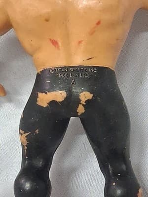 Ricky The dragon Steamboat Bendy figure 1986 LJN WWF Wrestling Superstars bendie - Thumbnail 7