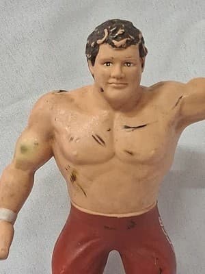 1986 LJN Titan Sports WWF Davey Boy Smith 8" Wrestling Figure British Bulldogs - Thumbnail 2