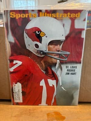X7 1967 JIM HART CARDINALS ROOKIE Sports Illustrated November 27