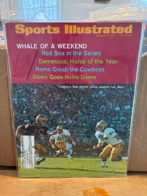 Sports Illustrated October 9, 1967 Purdue’s Mike Phipps!!!!
