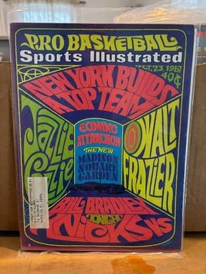 10/23/1967 Sports Illustrated Magazine – Pro Basketball Cover Bagged