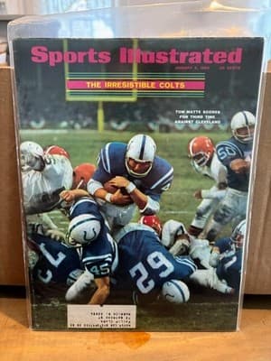 Sports Illustrated January 6, 1969 Tom Matte Baltimore Colts 1224 B