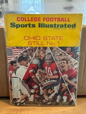Sports Illustrated September 1969 Ohio State Buckeyes No.1 College Football 1125