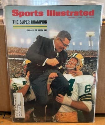 Vince Lombardi 1st Sports Illustrated 1/22/68 Super Bowl