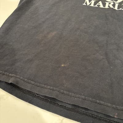 Pre owned Men's Bob Marley Zion Roots Black 100% Cotton T-Shirt Size Large - Thumbnail 3